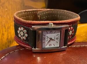 Women's 23mm Silver Tone Hip Chic Watch, Canvas Strap